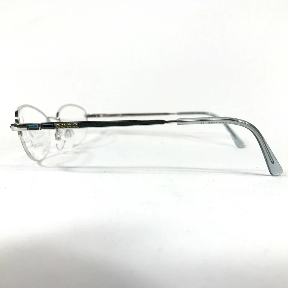 Daniel Swarovski Eyeglasses Frames 5122 700 6050 Silver Gold Plated 49-19-125